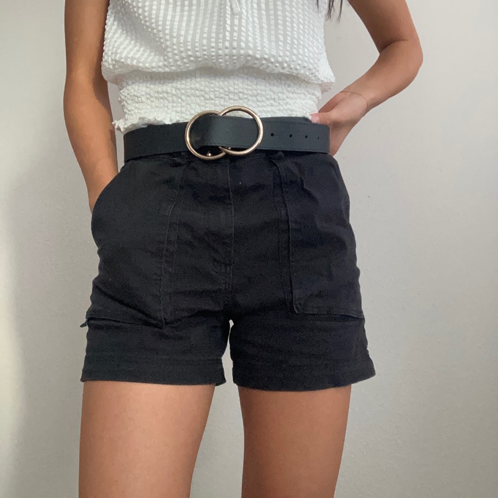 Black Leather Belt